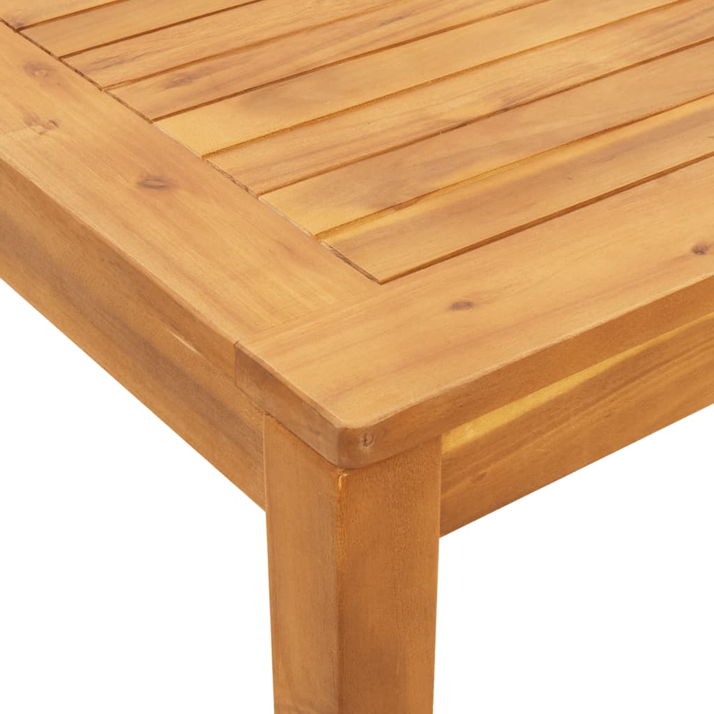 Table de jardin 110x55x75 cm en bois d'acacia massif