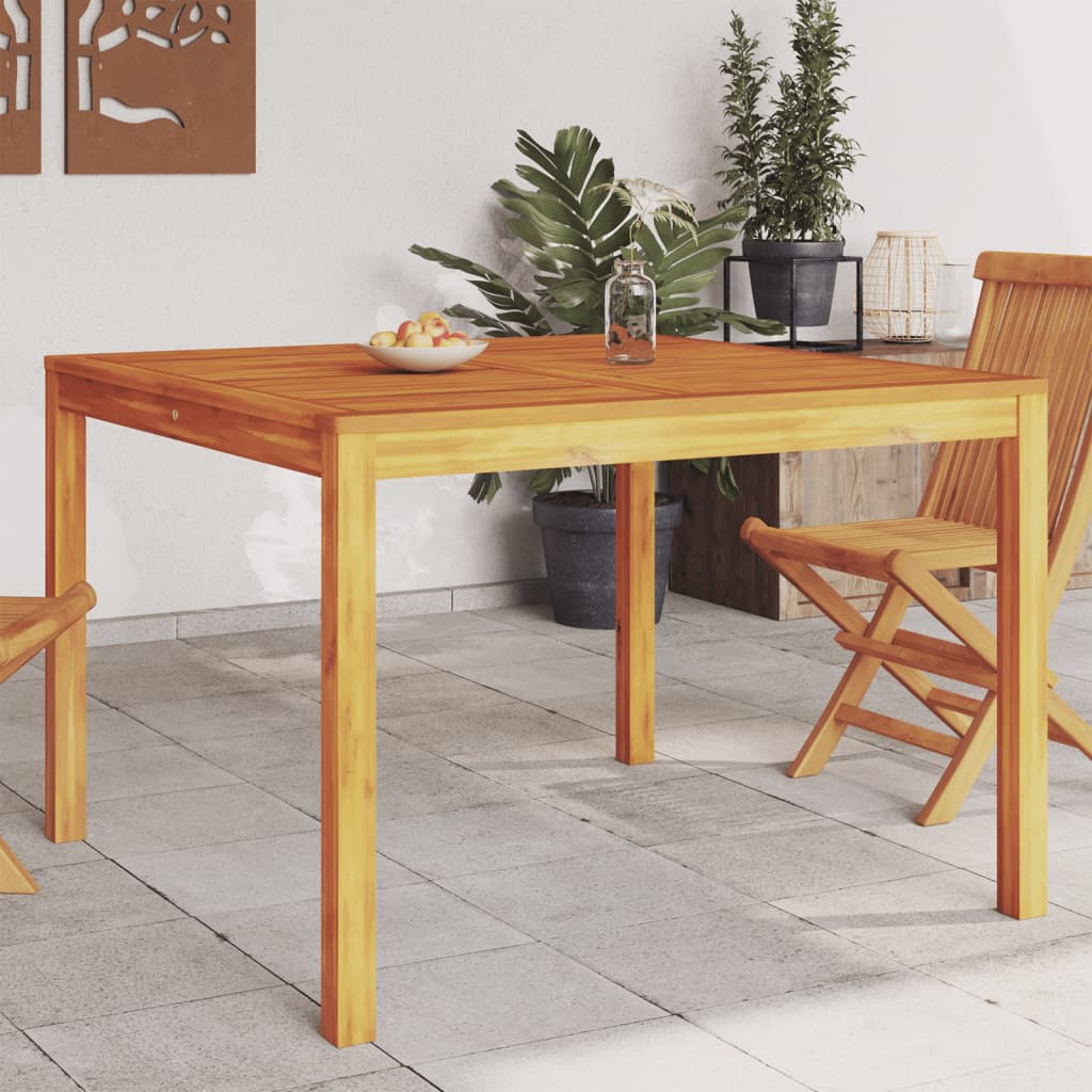 Table de jardin 110x55x75 cm en bois d'acacia massif