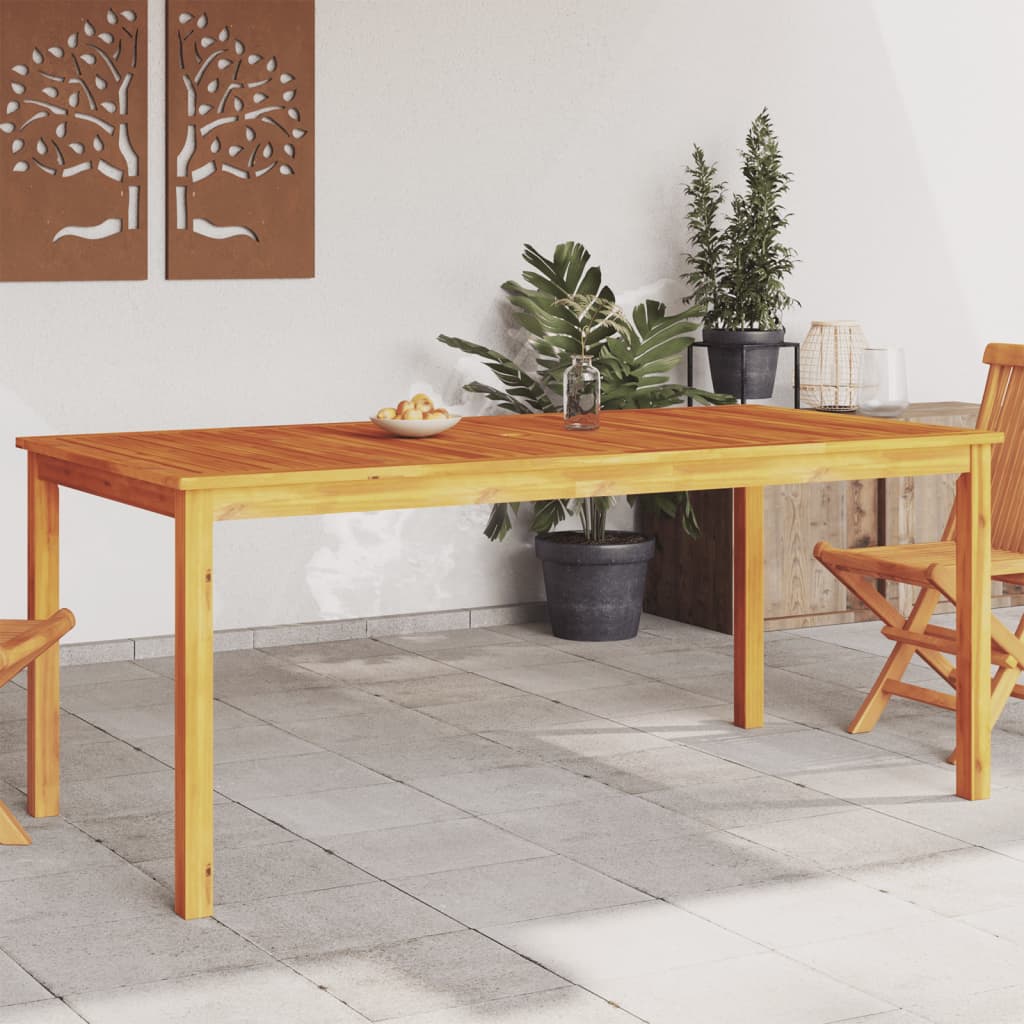 Table de jardin 110x55x75 cm en bois d'acacia massif