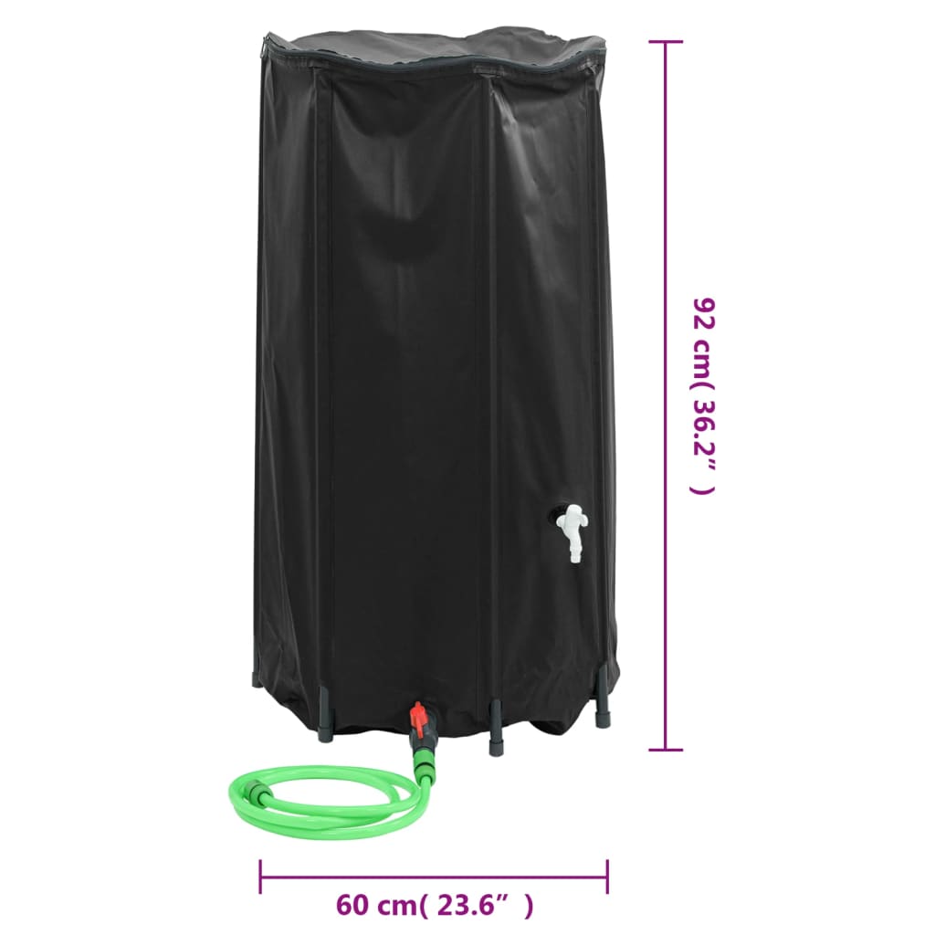 Watertank met kraan opvouwbaar 100 L PVC