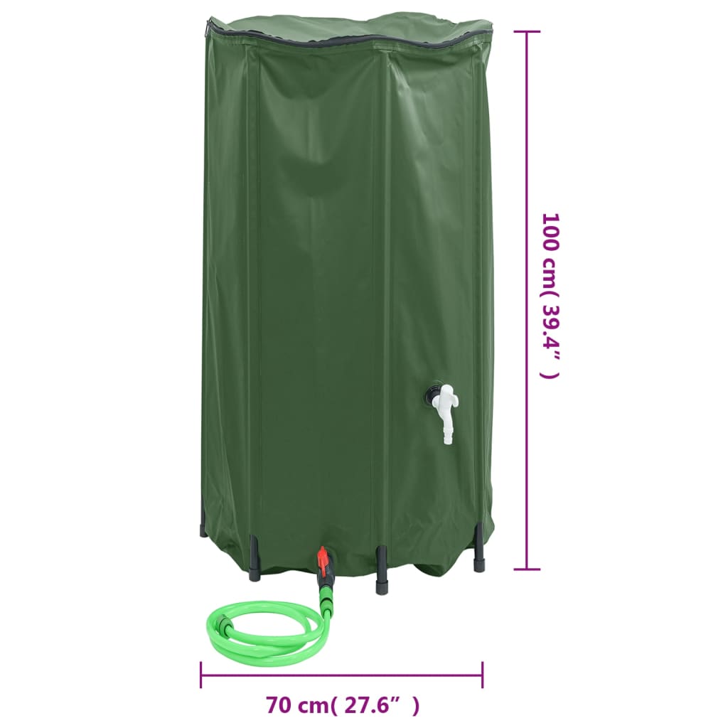 Watertank met kraan opvouwbaar 500 L PVC