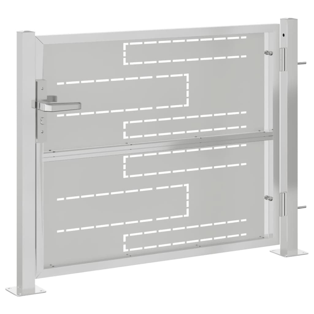 Tuinpoort 100x150 cm roestvrij staal