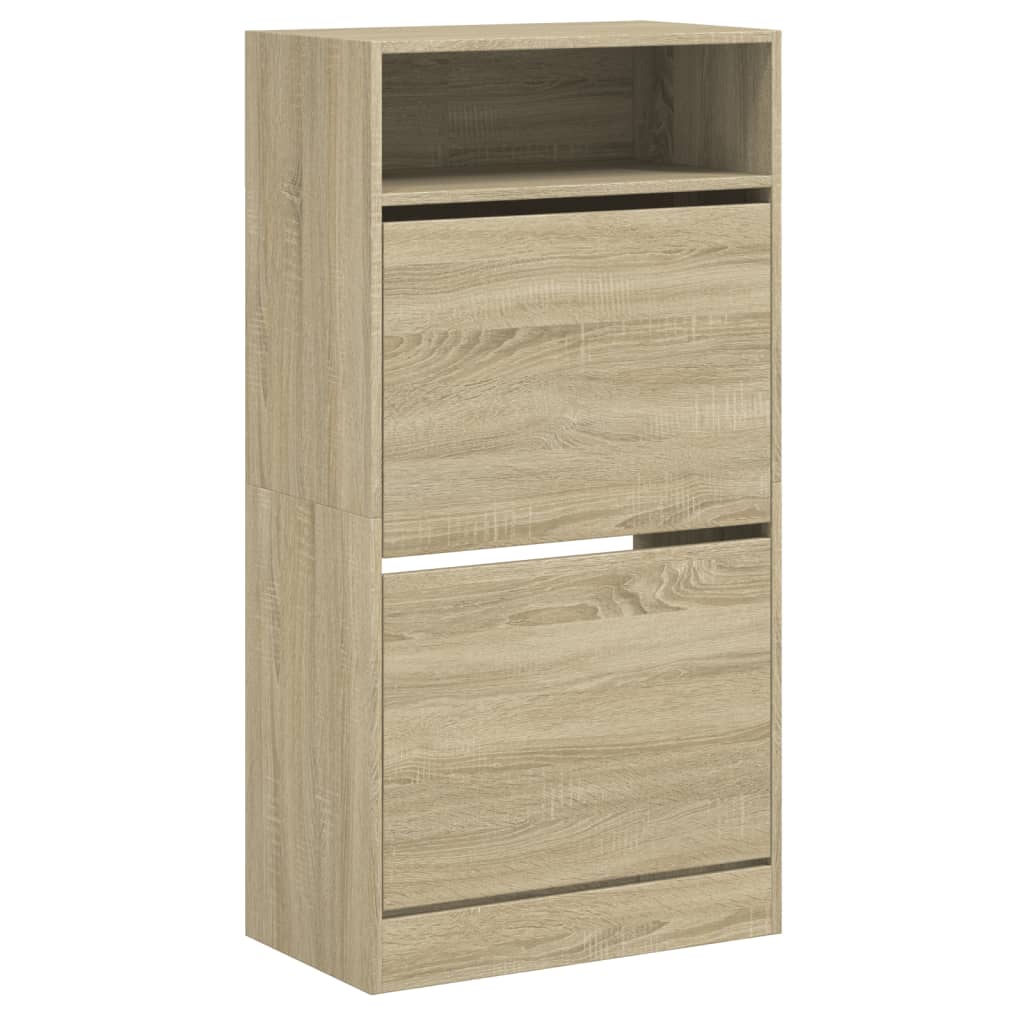 Schoenenkast met 2 klaplades 80x34x116 cm