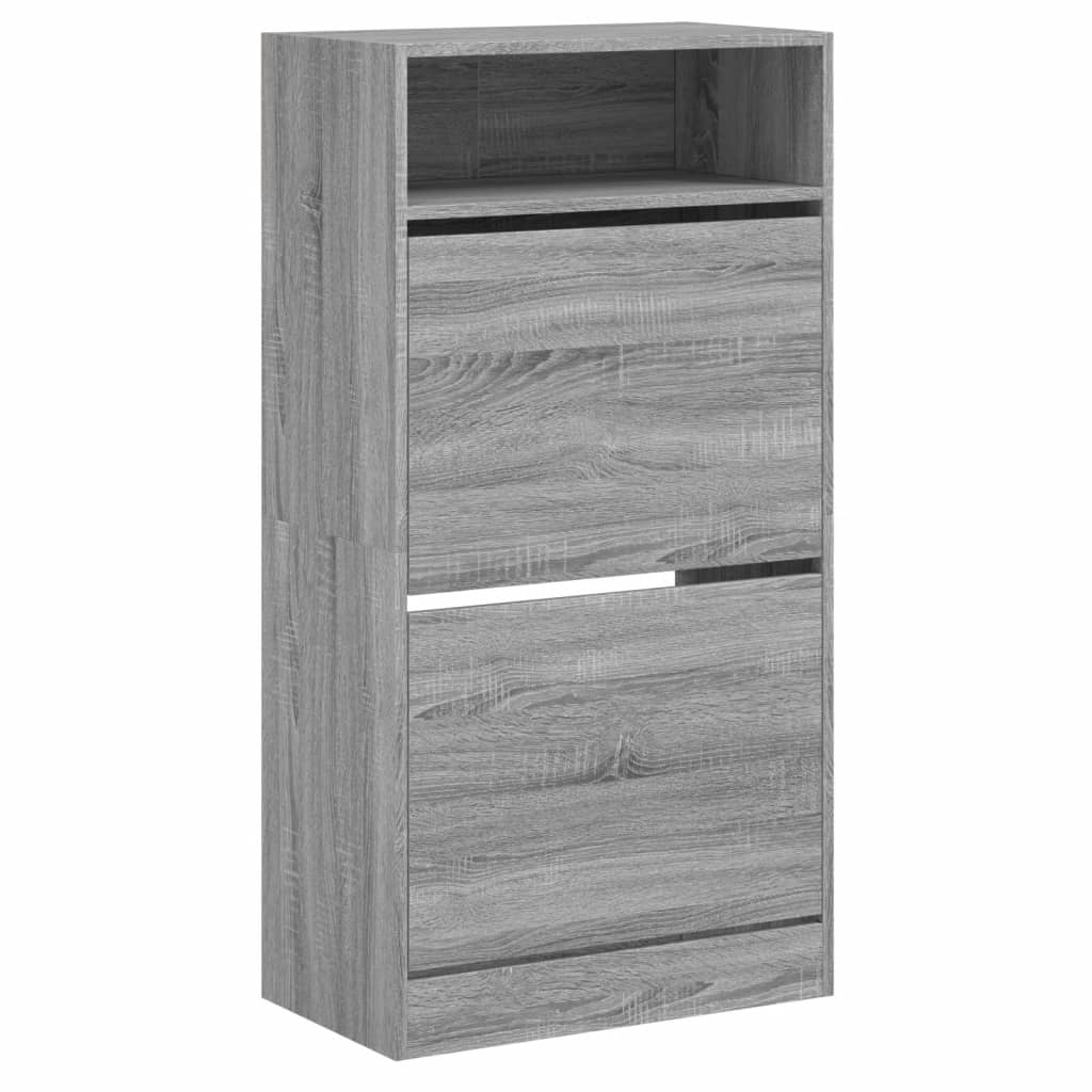 Schoenenkast met 2 klaplades 80x34x116 cm