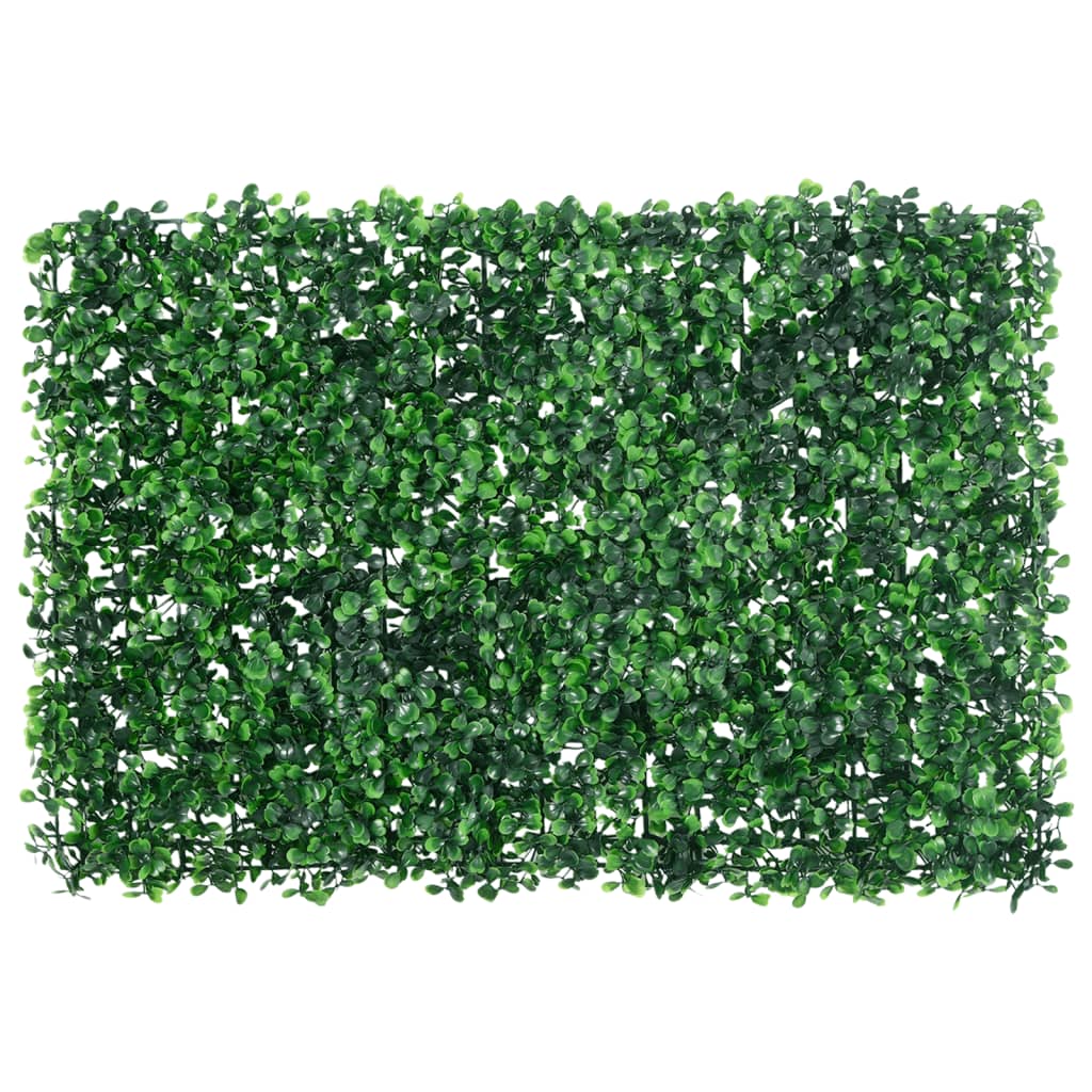 Clôture avec arbuste artificiel 6 pcs 40x60 cm vert