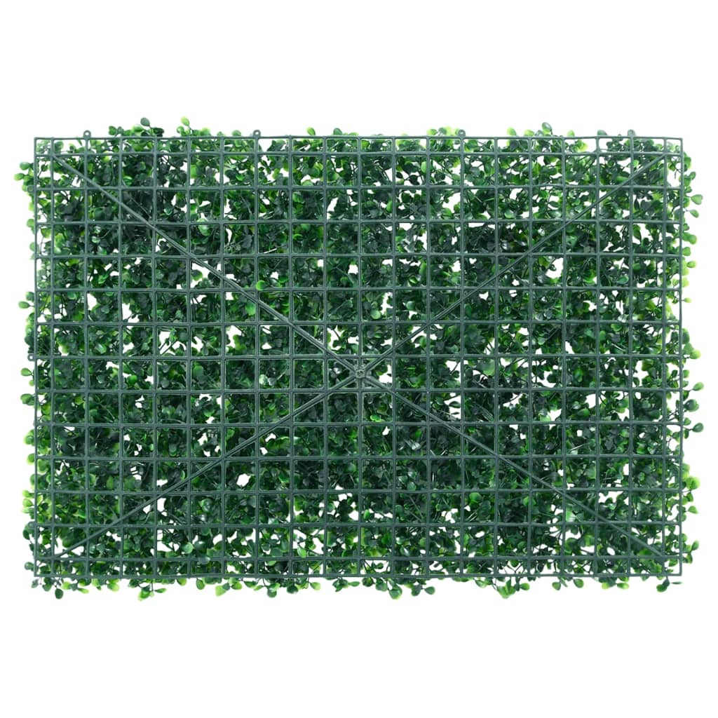 Clôture avec arbuste artificiel 6 pcs 40x60 cm vert