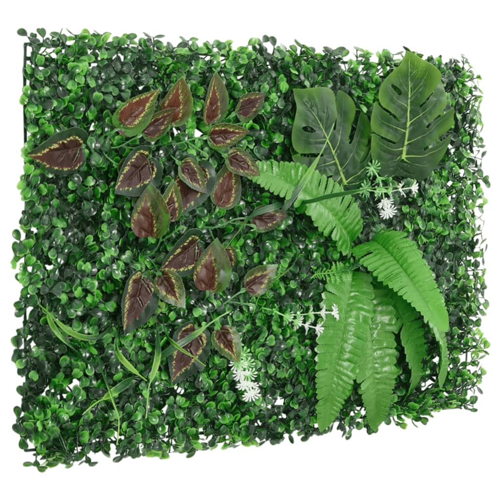 Clôture avec plantes artificielles 24 pcs 40x60 cm vert