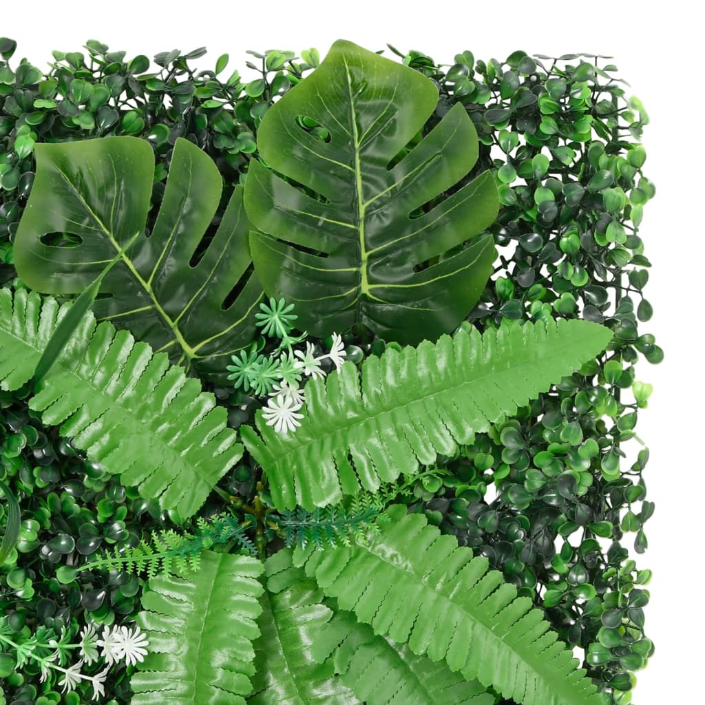 Clôture avec plantes artificielles 24 pcs 40x60 cm vert