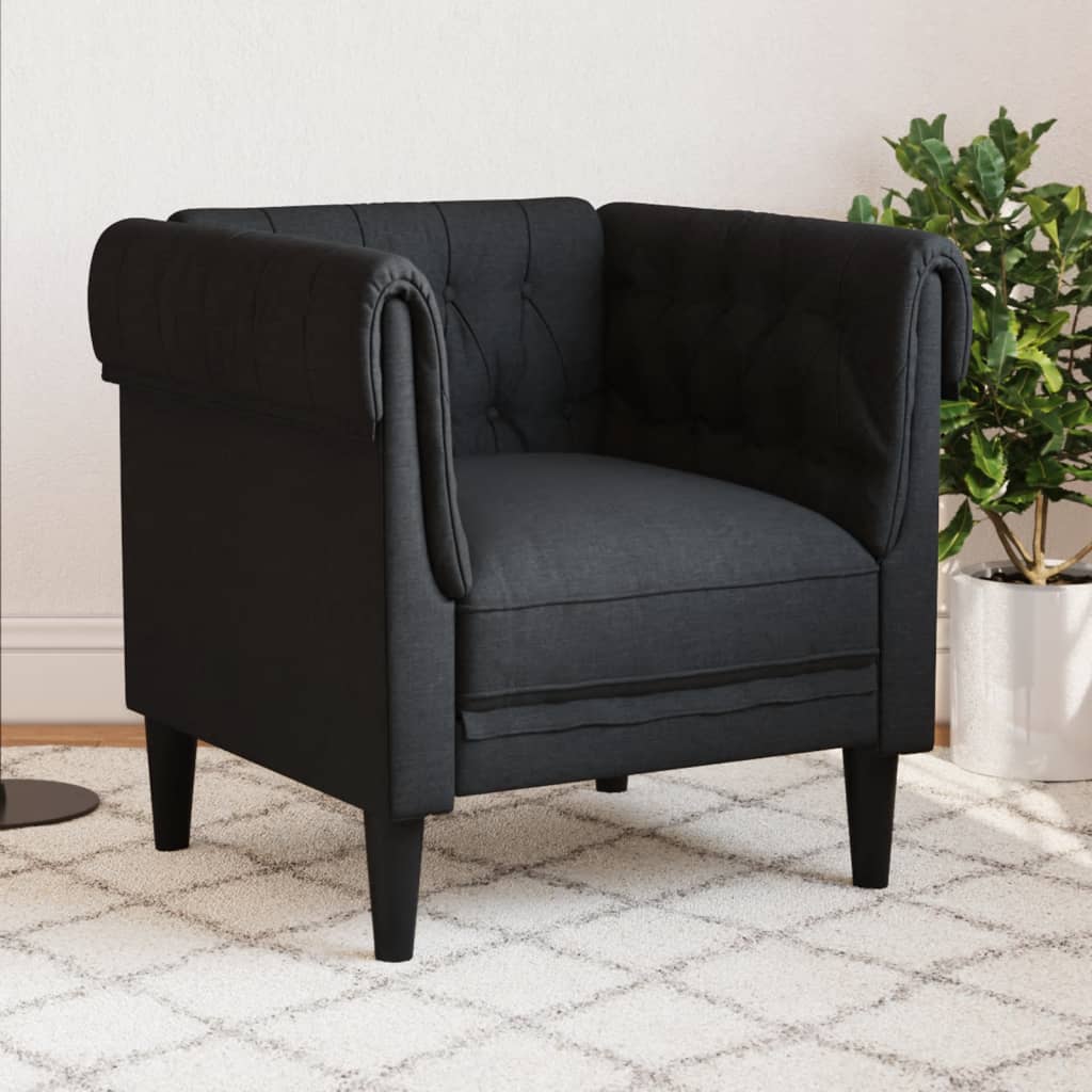 Fauteuil Chesterfield-stijl stof