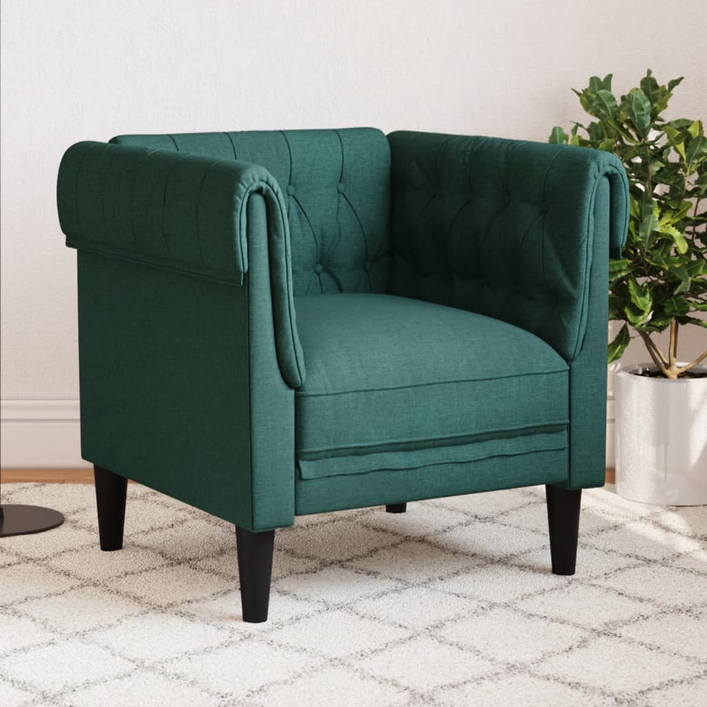 Fauteuil Chesterfield-stijl stof