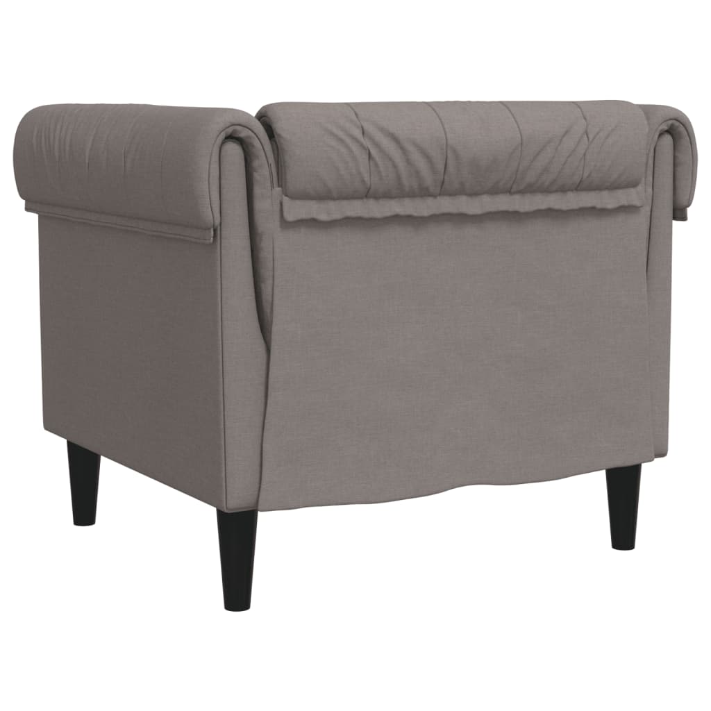 Fauteuil Chesterfield-stijl stof