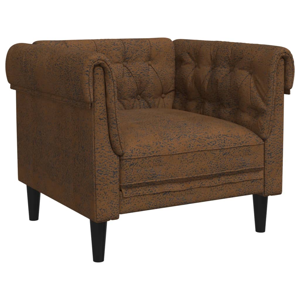 Fauteuil Chesterfield-stijl stof