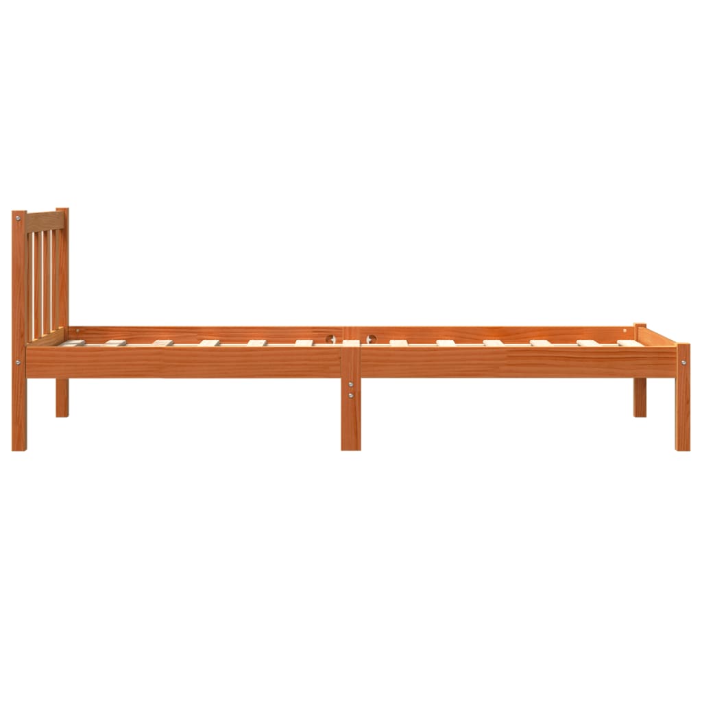 Bedframe massief grenenhout 75x190 cm