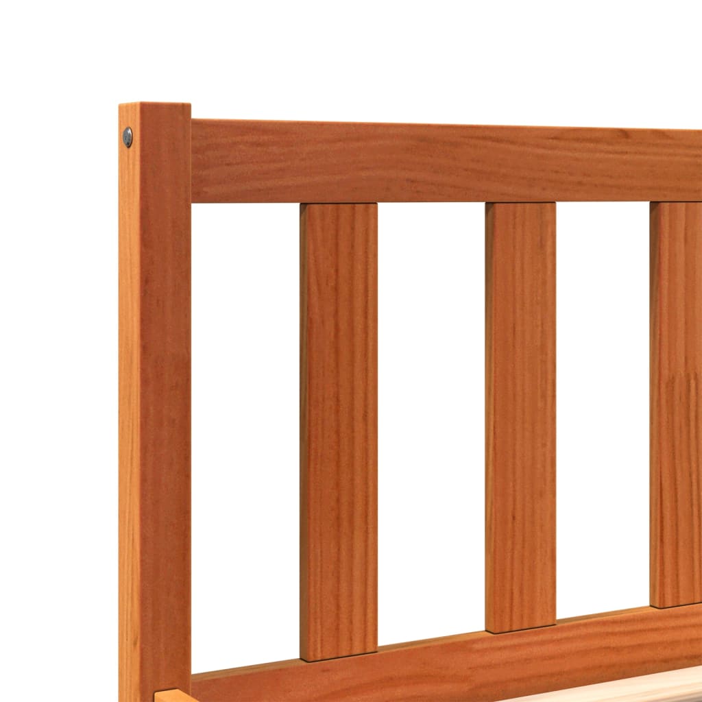 Bedframe massief grenenhout 75x190 cm