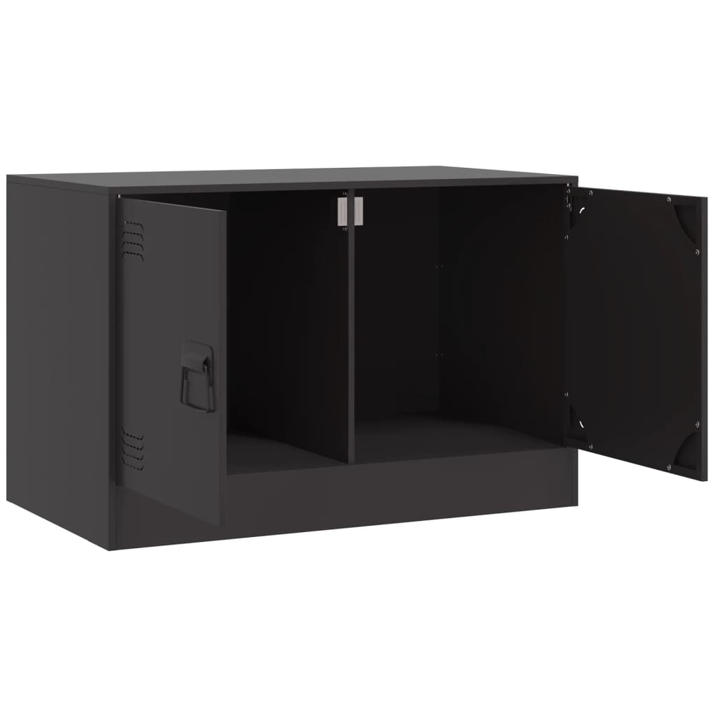 Meuble TV 2 pcs 67x39x44 cm acier