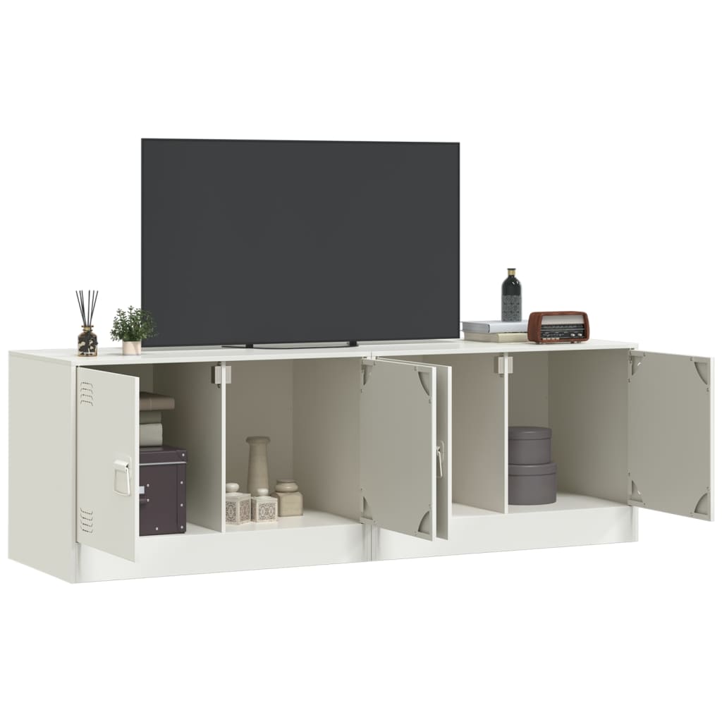 Tv-meubelen 2 st 67x39x44 cm staal