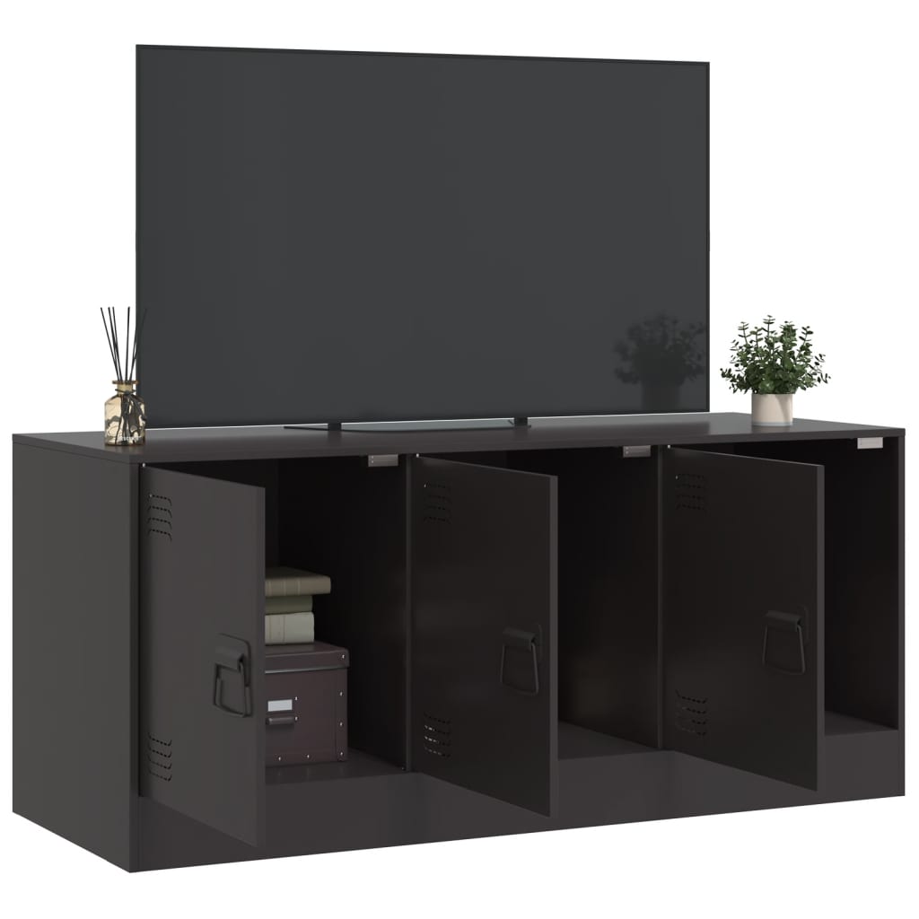 Meuble TV 99x39x44 cm en acier