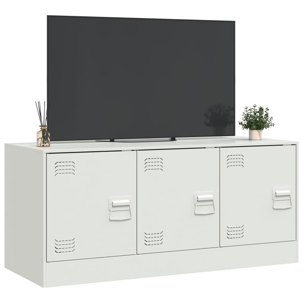 Meuble TV 99x39x44 cm en acier