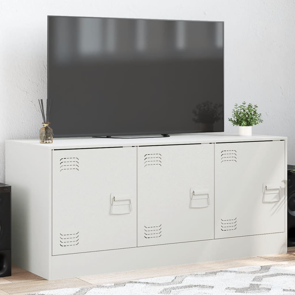 Meuble TV 99x39x44 cm en acier