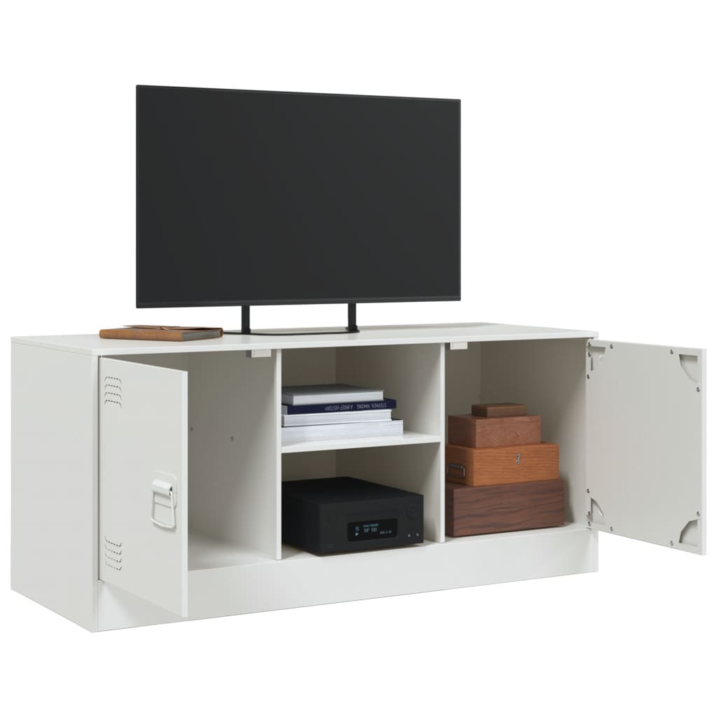 Meuble TV 99x39x44 cm en acier