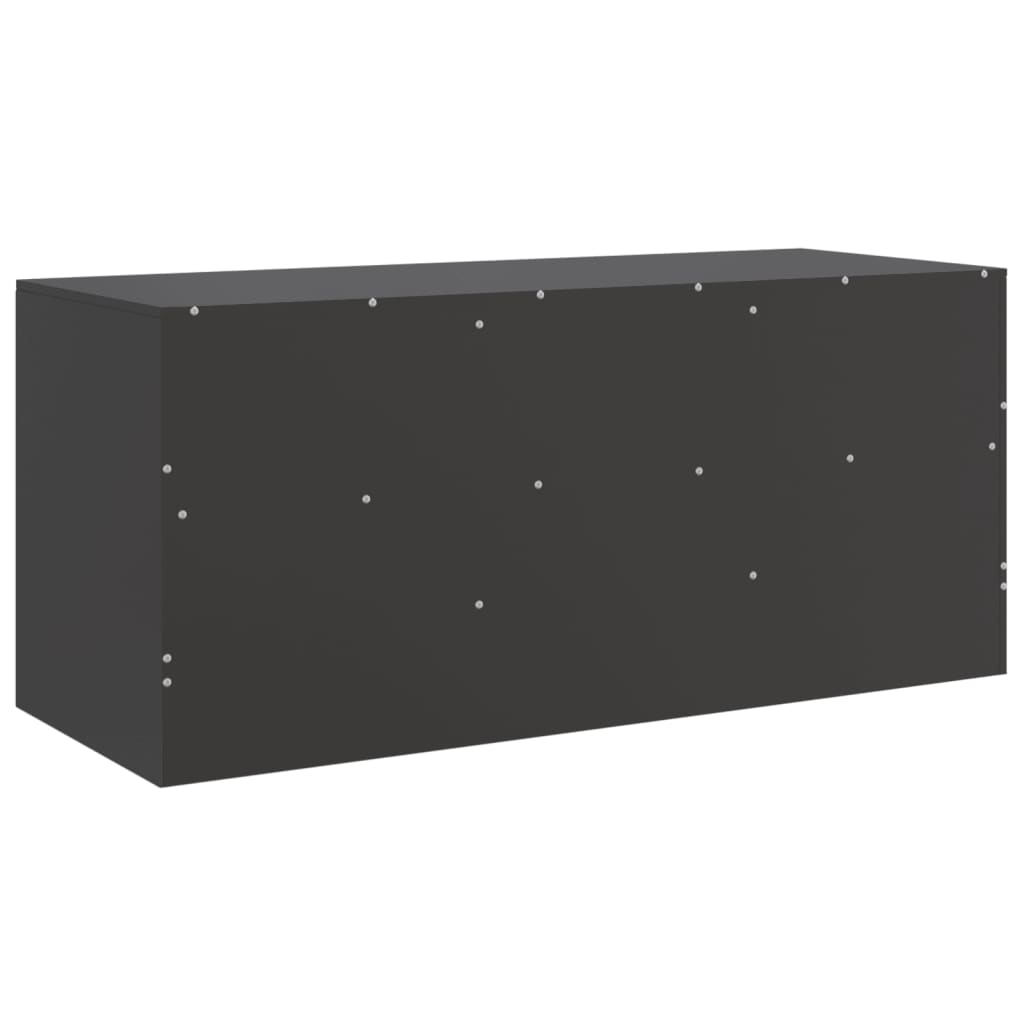 Meuble TV 99x39x44 cm acier, anthracite