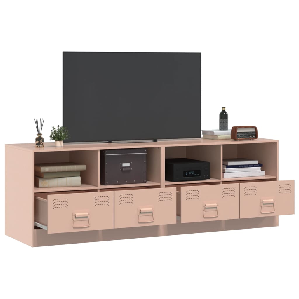 Meuble TV 2 pcs 67x39x44 cm acier