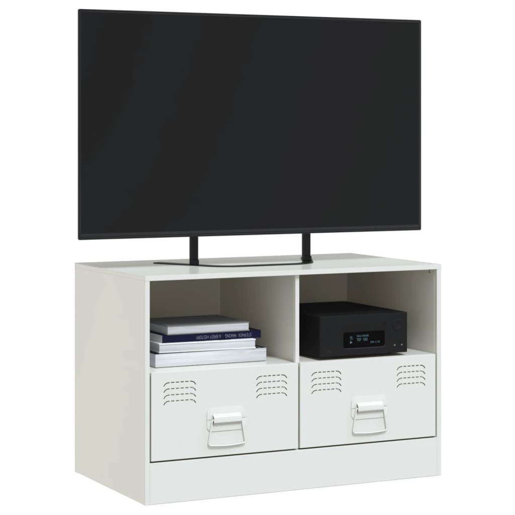 Tv-meubelen 2 st 67x39x44 cm staal