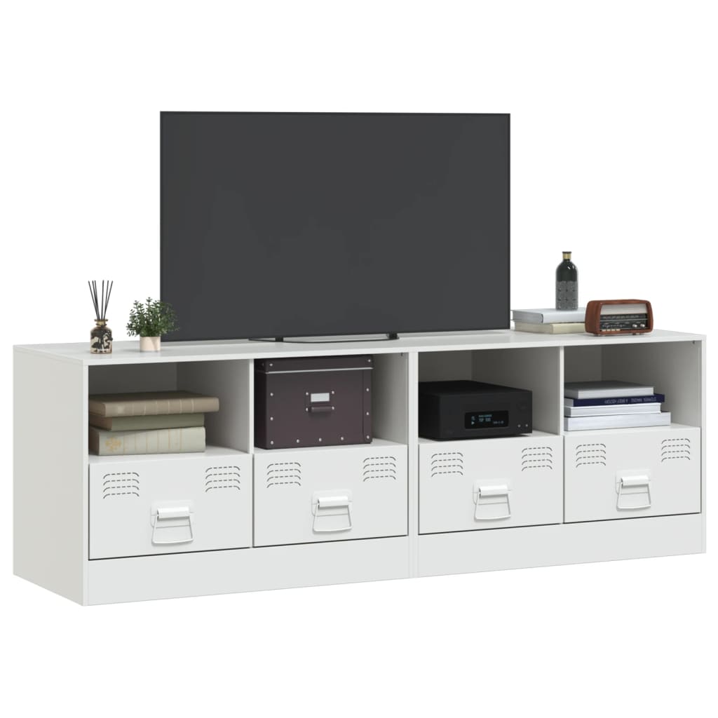 Tv-meubelen 2 st 67x39x44 cm staal