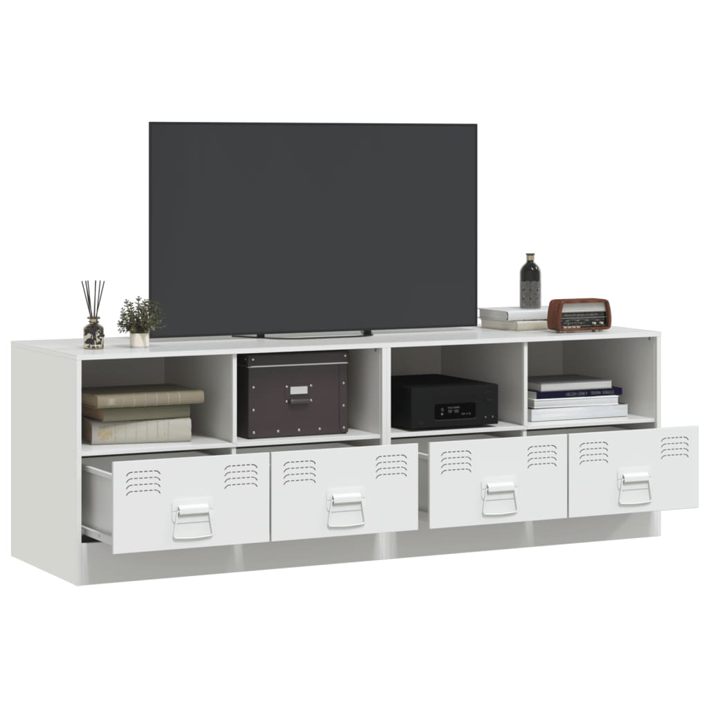 Meuble TV 2 pcs 67x39x44 cm acier