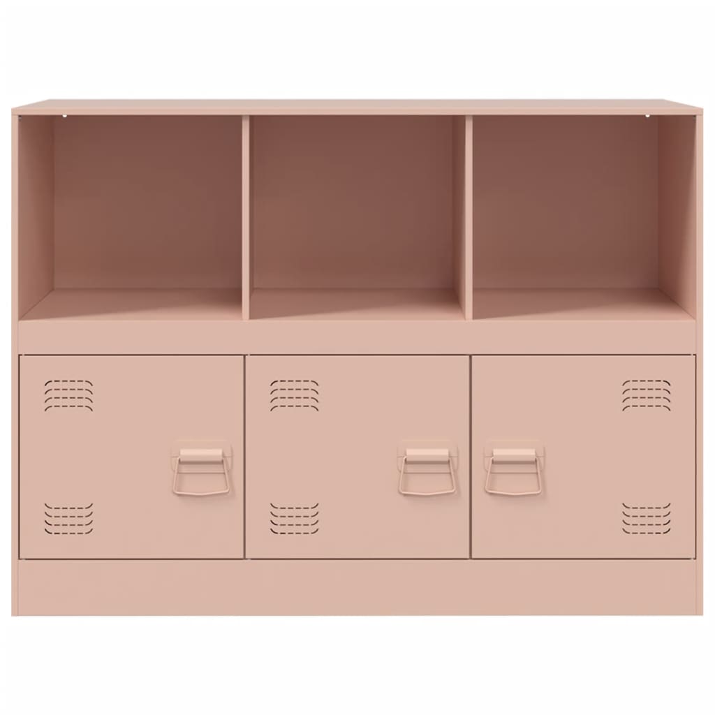 Dressoir 99x39x73 cm staal antracietkleurig