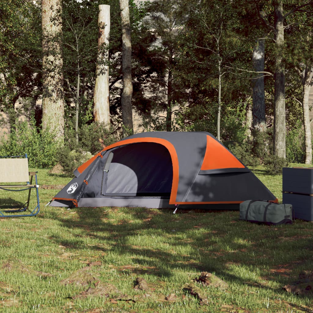 Koepeltent 1-persoons waterdicht oranje