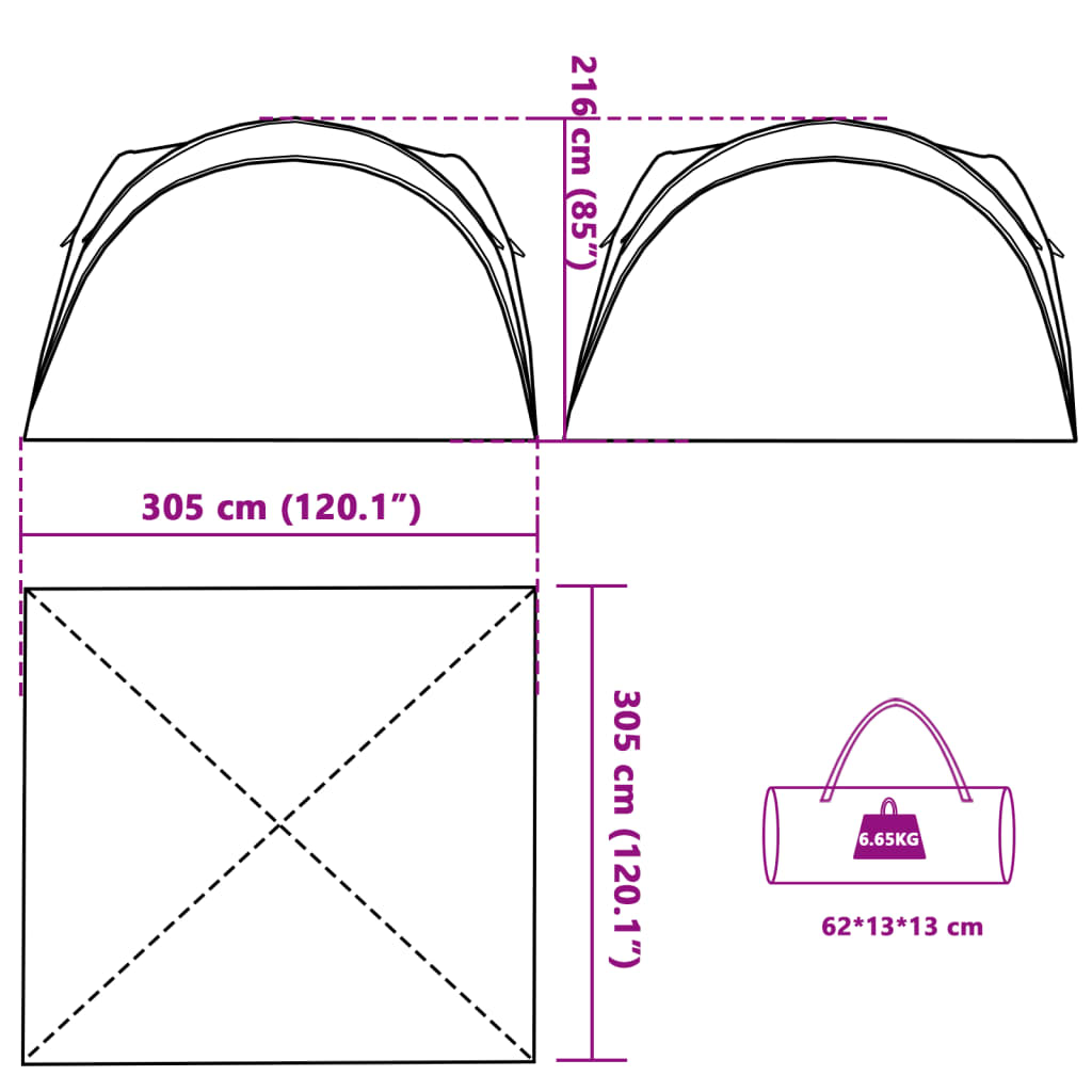 Partytent waterdicht