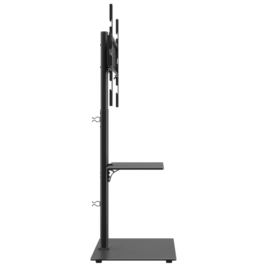 Tv-standaard hoekmodel 1-laags voor 32-65 inch zwart