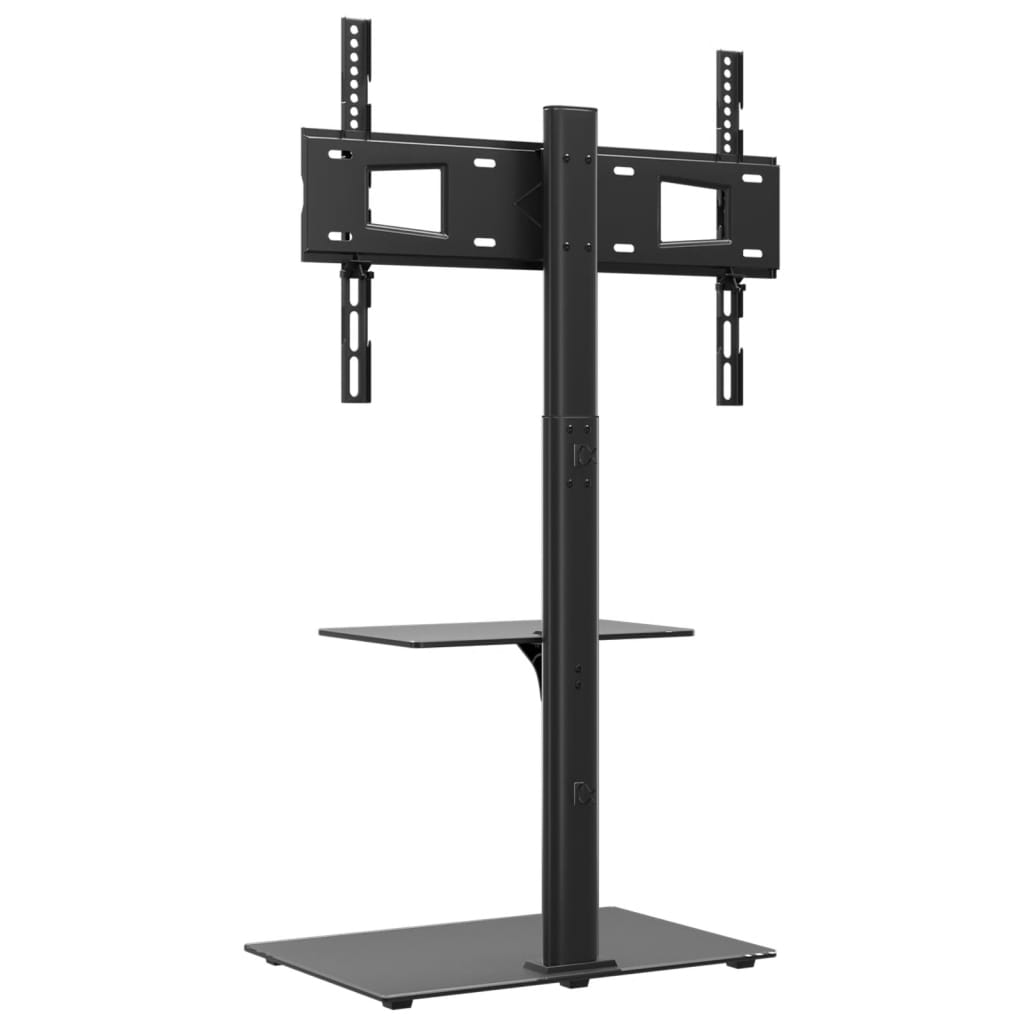 Tv-standaard hoekmodel 1-laags voor 32-65 inch zwart