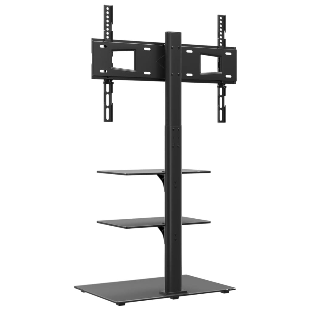 Tv-standaard hoekmodel 1-laags voor 32-65 inch zwart