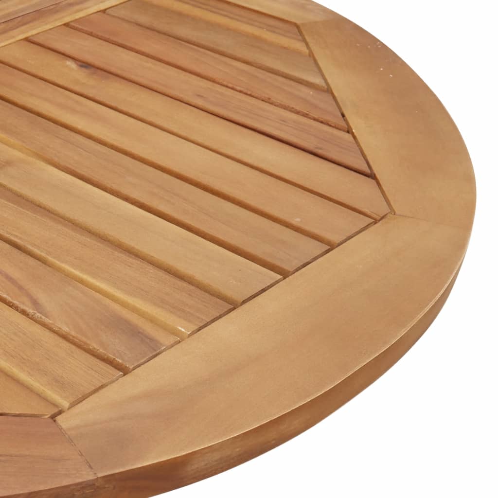 Tuintafel rond Ø85x75 cm massief acaciahout