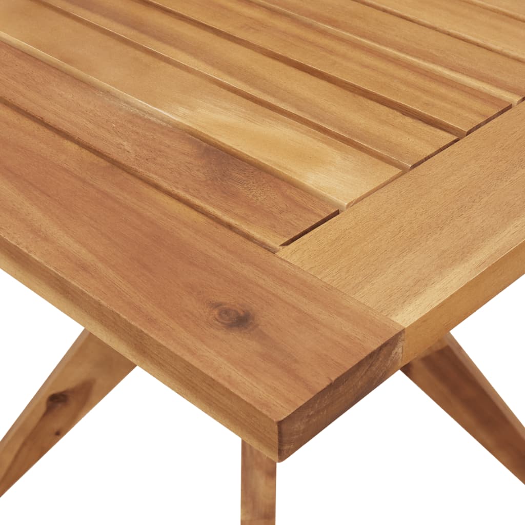 Tuintafel rond Ø85x75 cm massief acaciahout