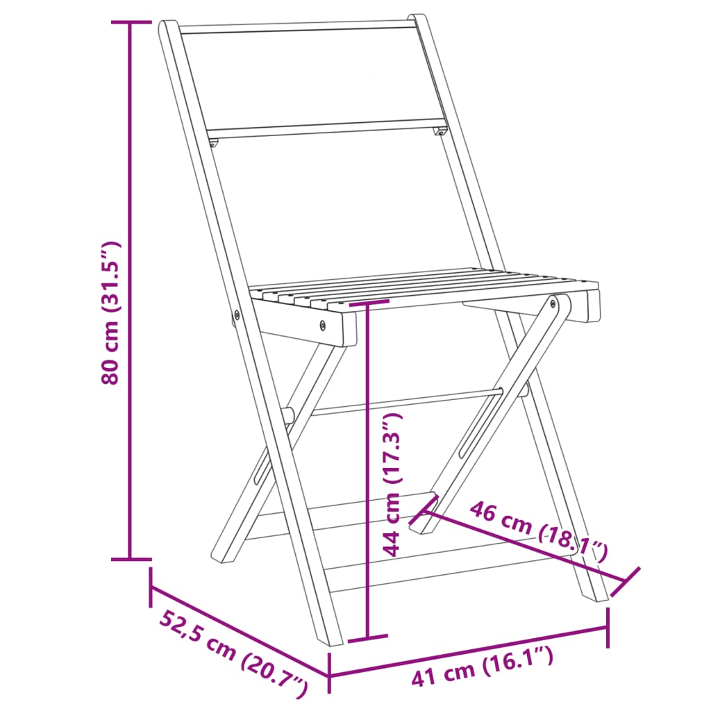 Tuinstoelen 6 st inklapbaar massief hout en stof antracietkleur