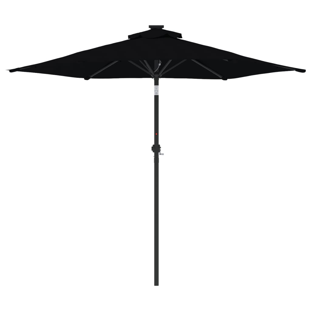 Parasol met stalen paal 225x225x212 cm terracottakleurig