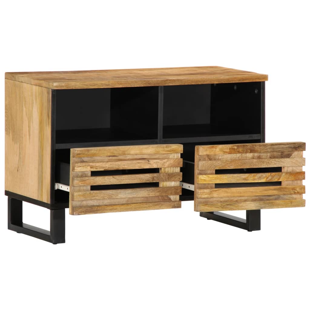 Tv-meubel 70x34x46 cm massief mangohout bruin