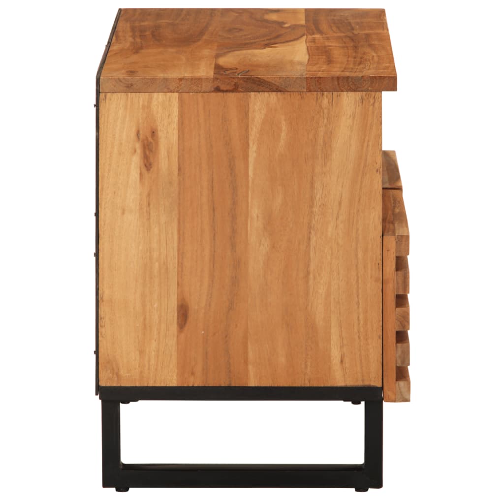 Tv-meubel 70x34x46 cm massief mangohout bruin