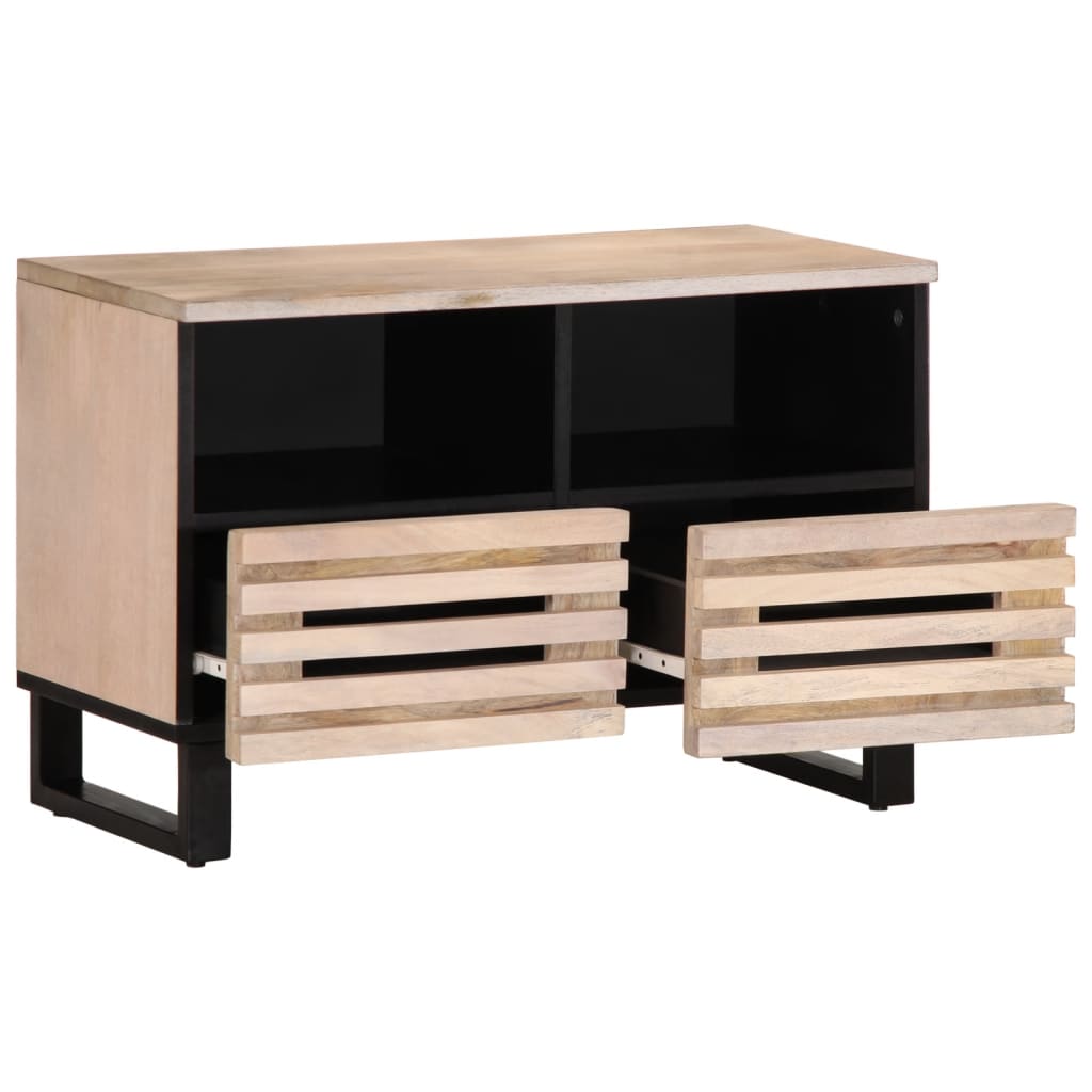 Tv-meubel 70x34x46 cm massief mangohout bruin