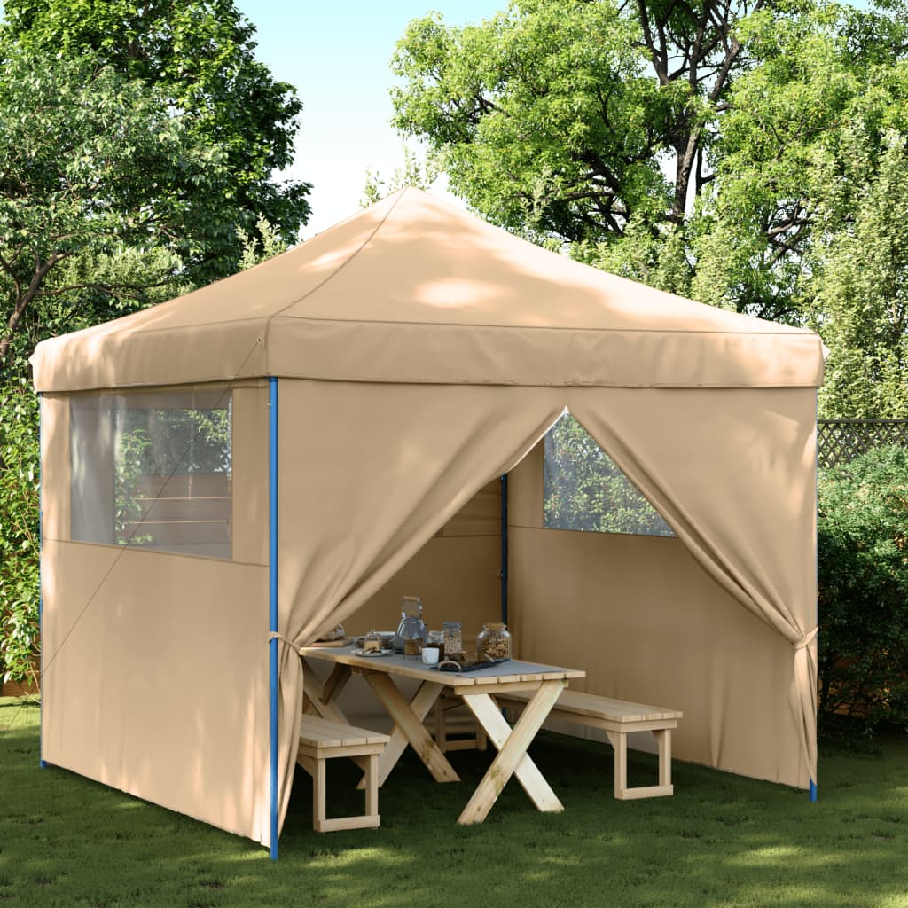 Partytent inklapbaar pop-up met 4 zijwanden