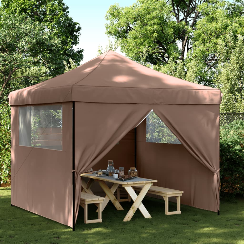 Partytent inklapbaar pop-up met 4 zijwanden