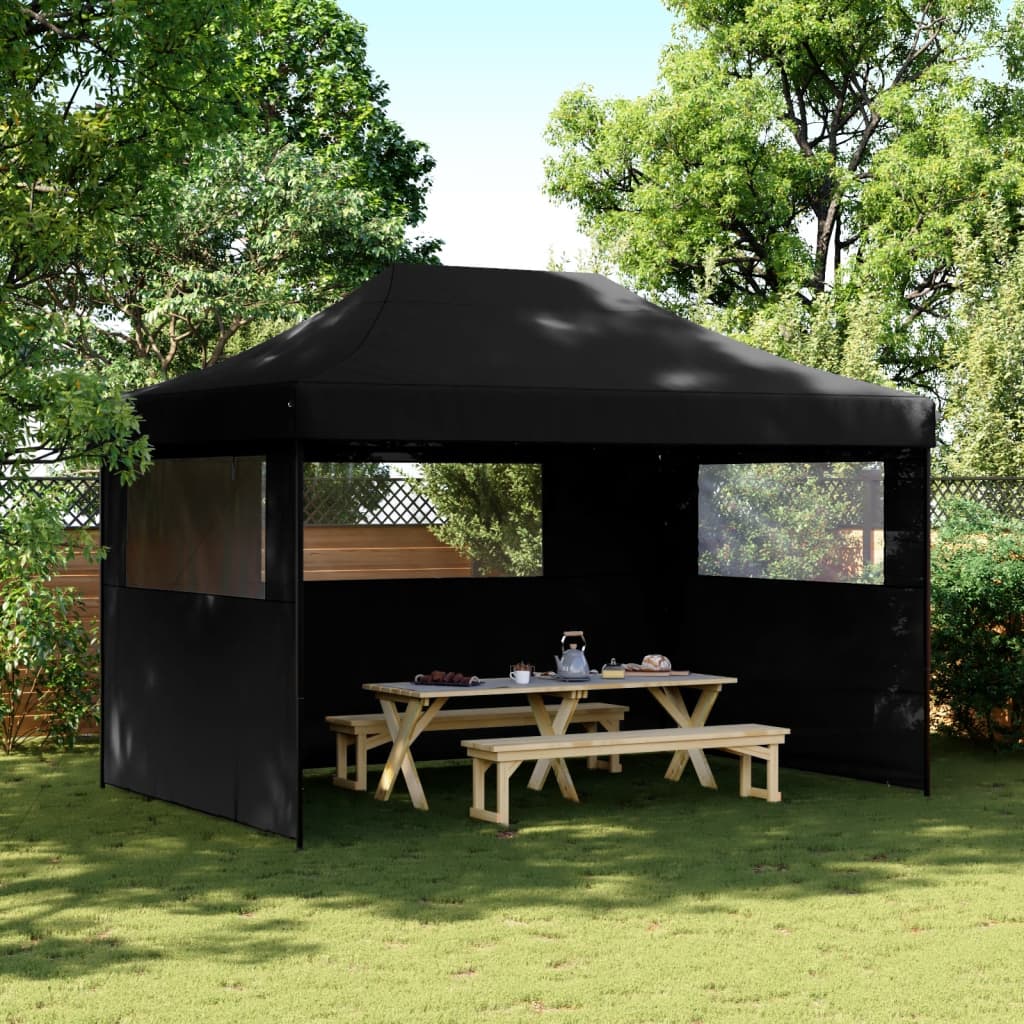 Partytent inklapbaar pop-up met 3 zijwanden