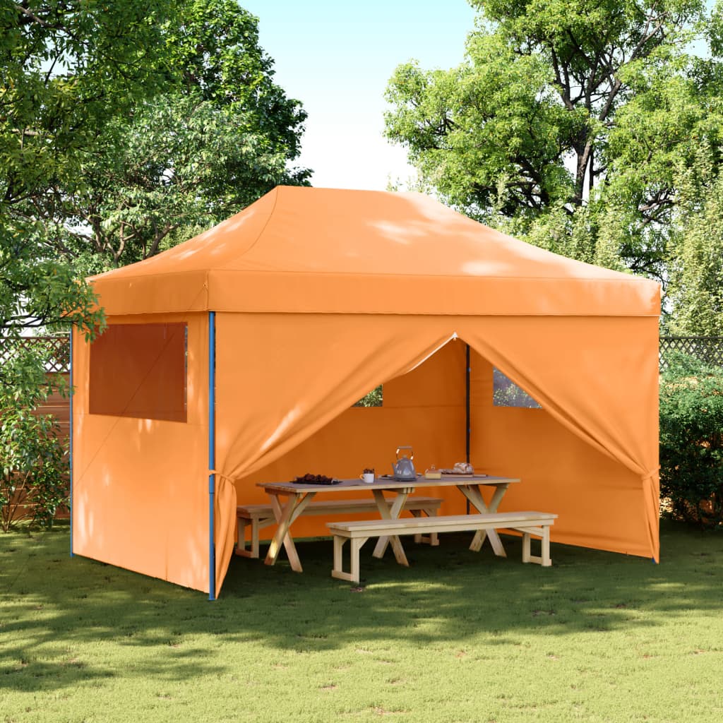 Partytent inklapbaar pop-up met 3 zijwanden