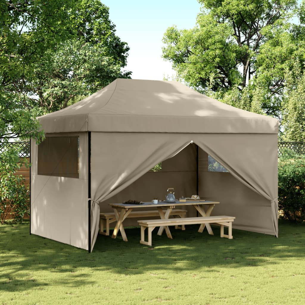 Partytent inklapbaar pop-up met 3 zijwanden