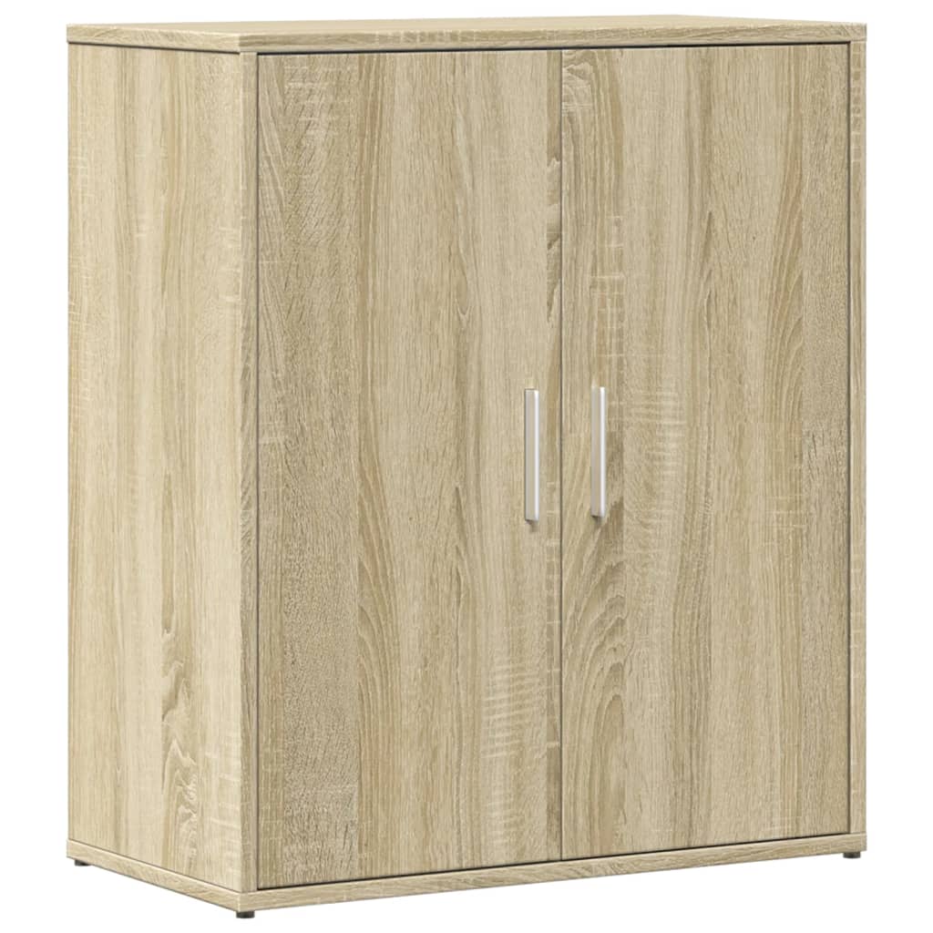 Dressoir 60x31x70 cm bewerkt hout eikenkleurig