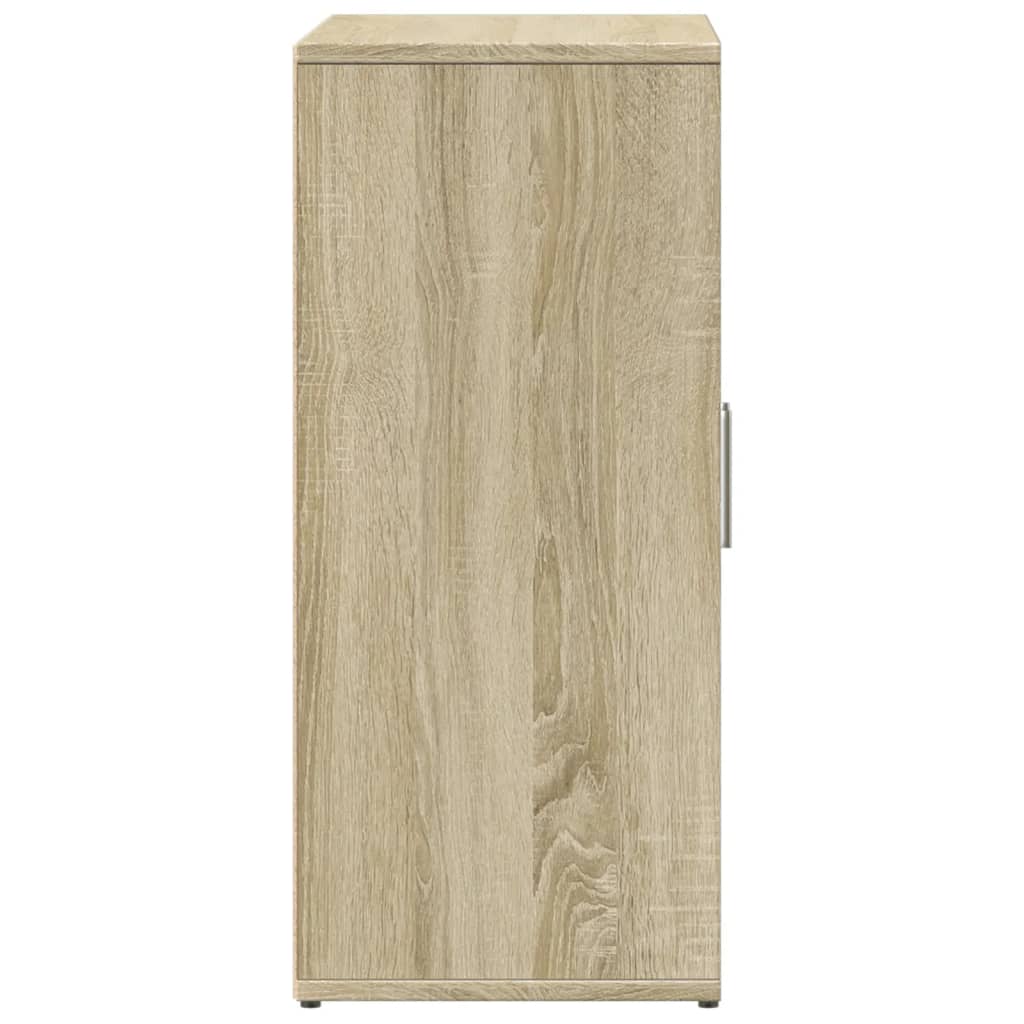 Dressoir 60x31x70 cm bewerkt hout eikenkleurig