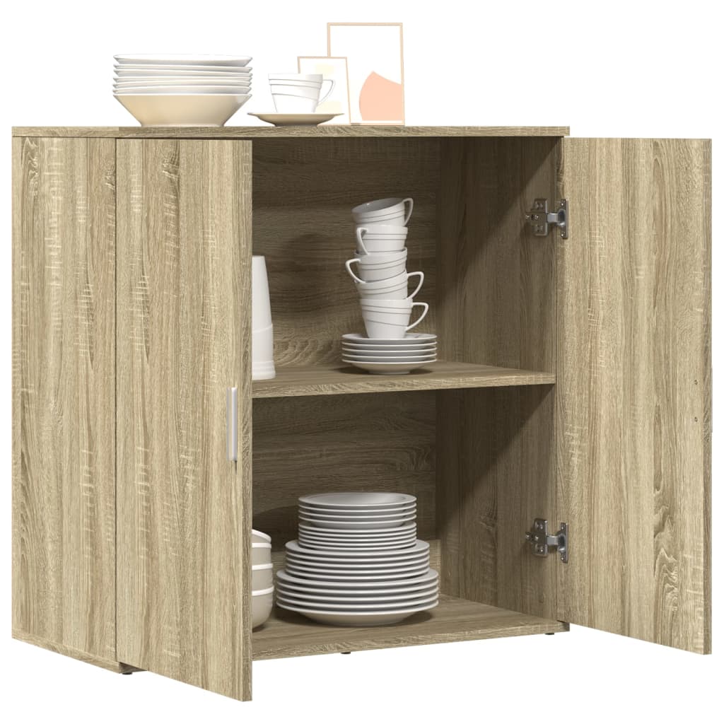 Buffet 79x38x80 cm en bois travaillé